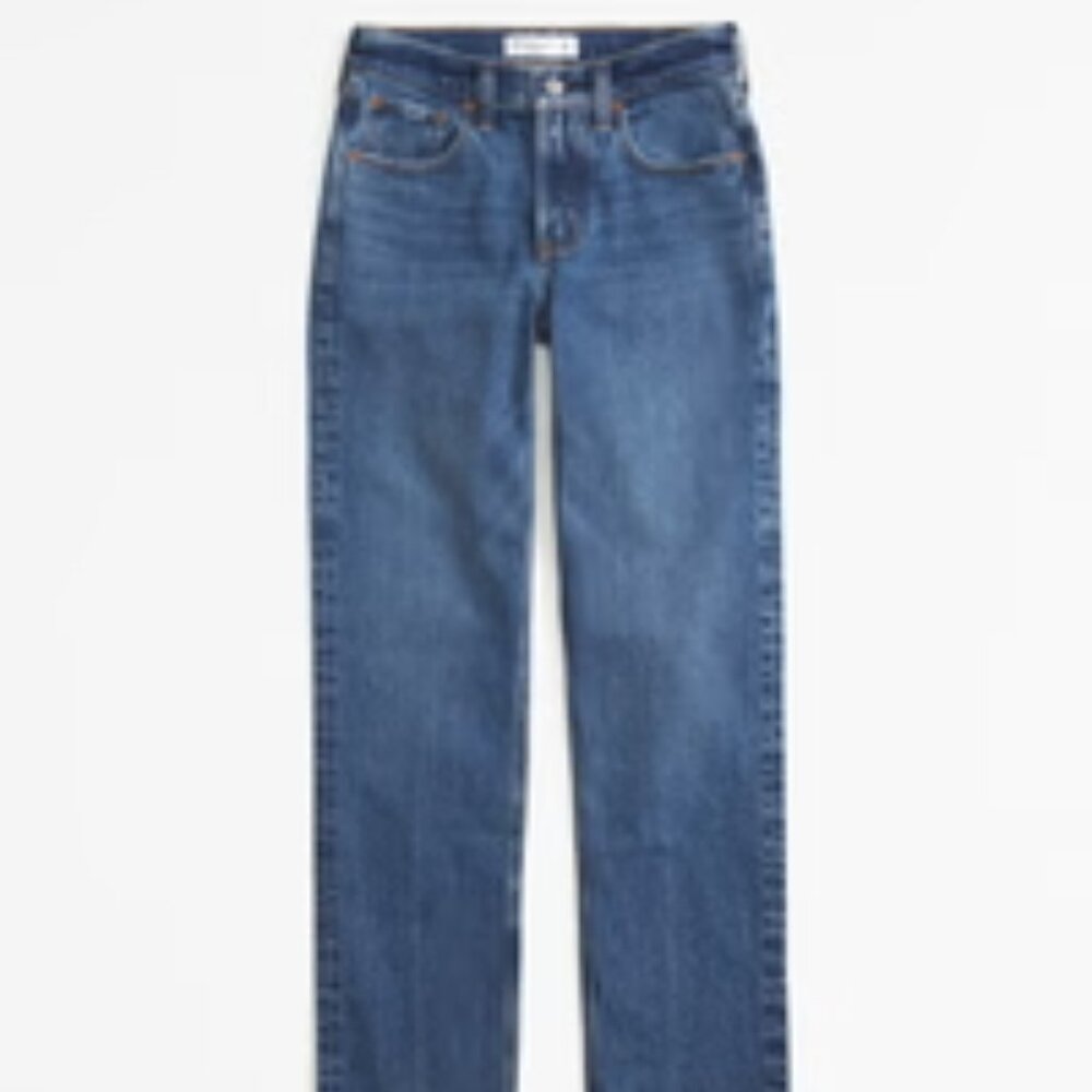 Mid Rise 90s Straight Jean
